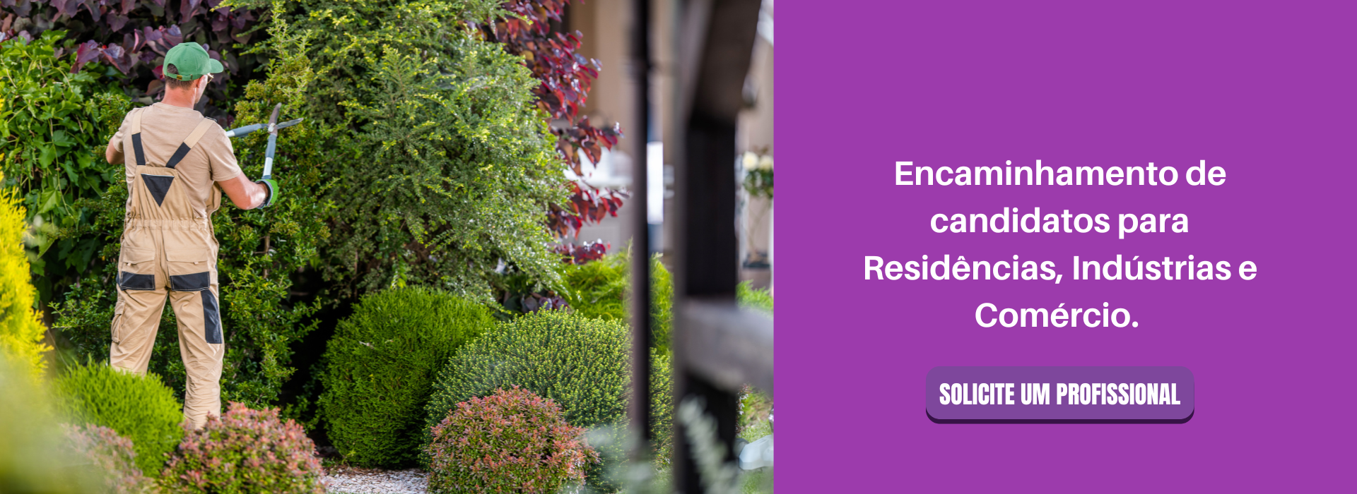 Encaminhamento de candidatos para residências, Indústrias e comércio.(1)